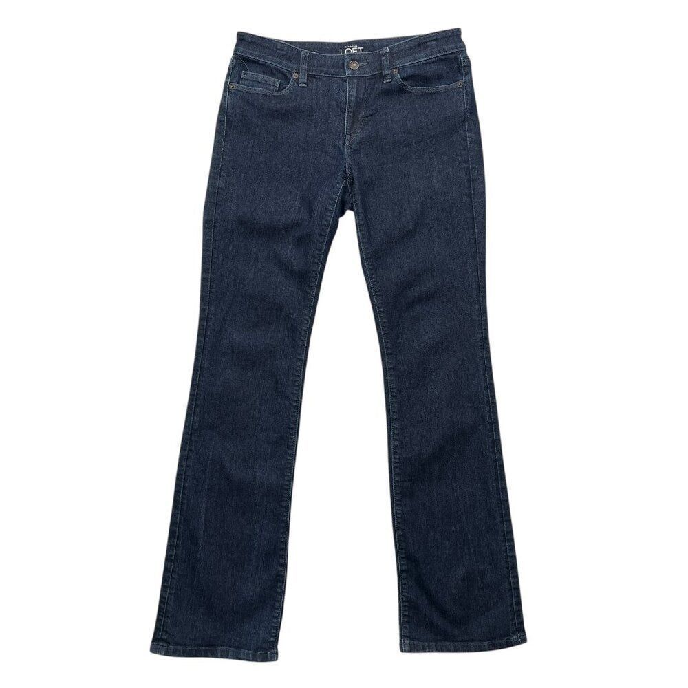 Loft Jeans Women's Size 6 Dark Wash Modern Boot Cut Denim Jeans